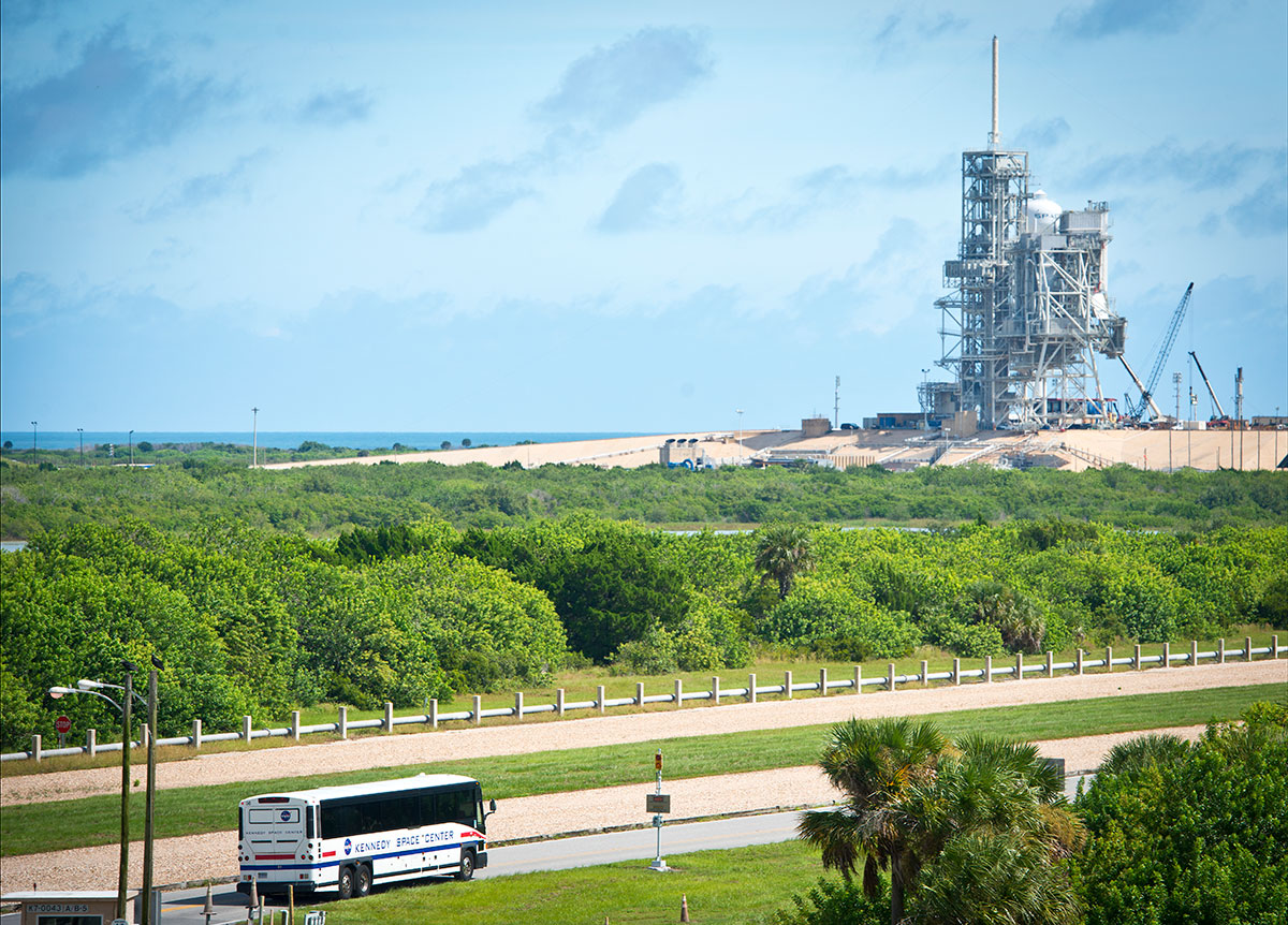 View of Launch Pad 1 from the KSC Bus Tour