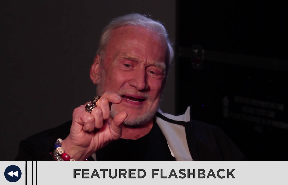Buzz Aldrin saves the day with a felt tip pen