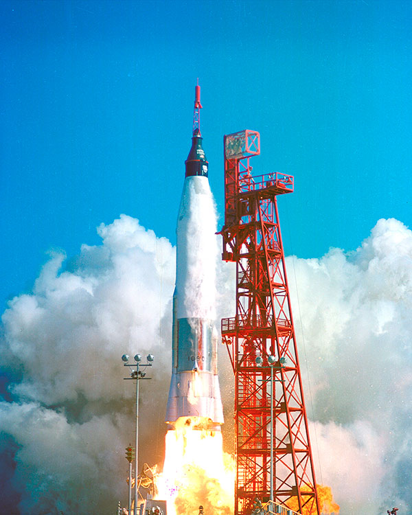 The Mercury-Atas rocket launched on February 20, 1962.