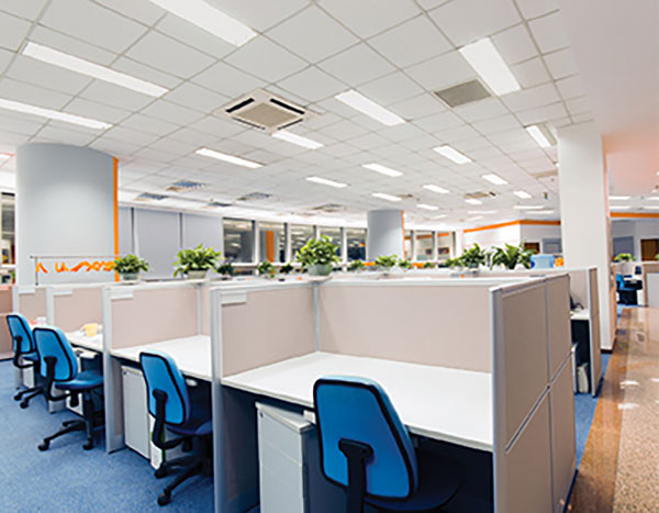 LED lights are often used in offices to help workers stay awake.