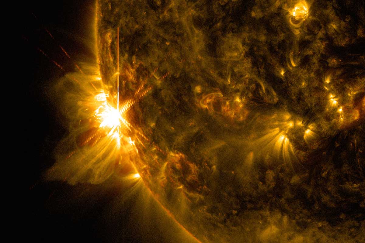 Sun and solar flare