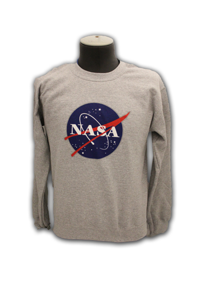 NASA Meatball logo sweatshirt available at the Space Shop