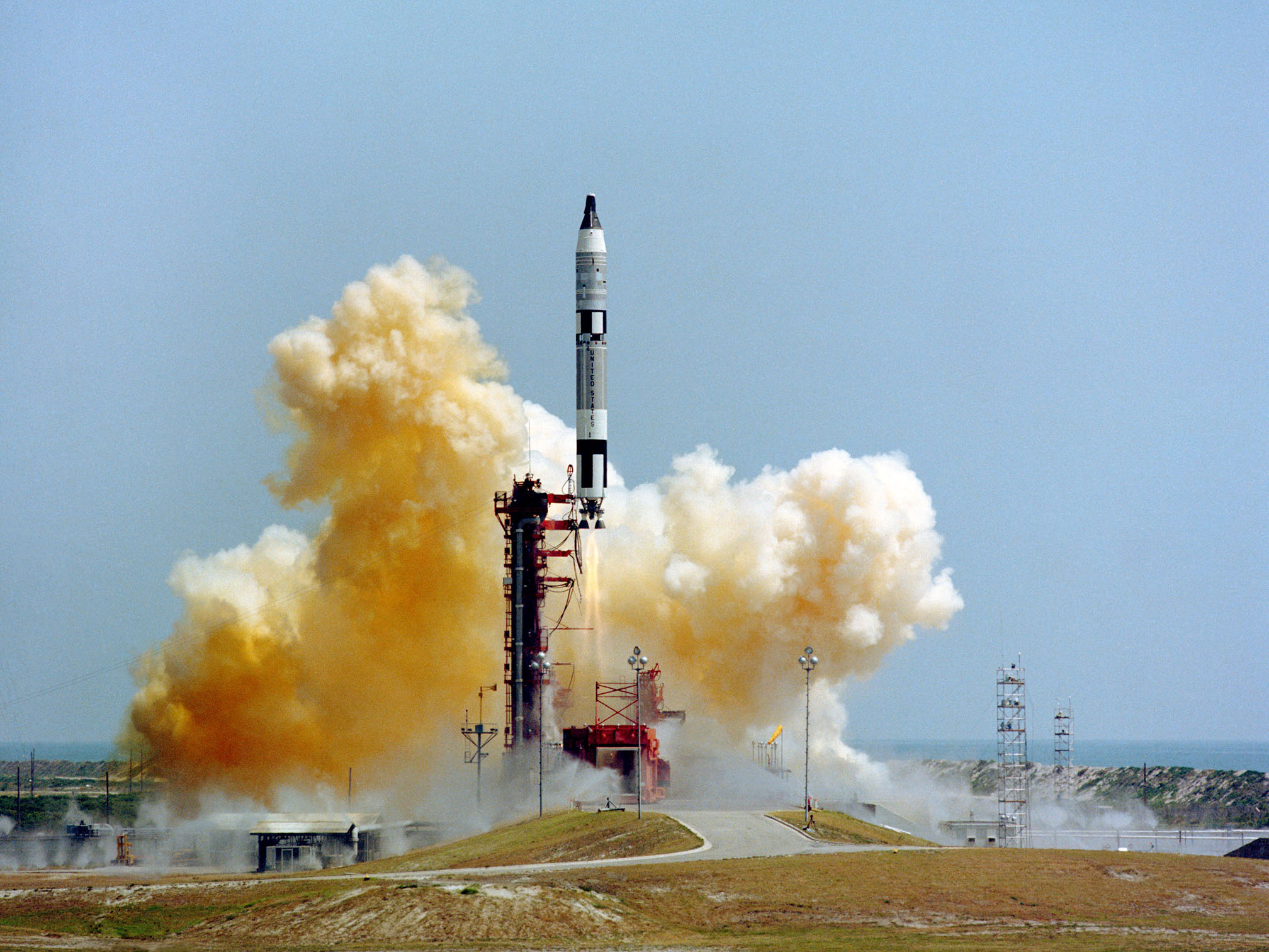 The Titan II rocket for the Gemini program