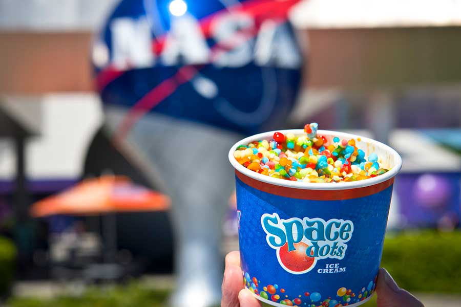 Space Dots ice cream