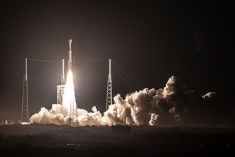 ULA Atlas V rocket lifting off from SLC-41 at Cape Canaveral Space Force Station