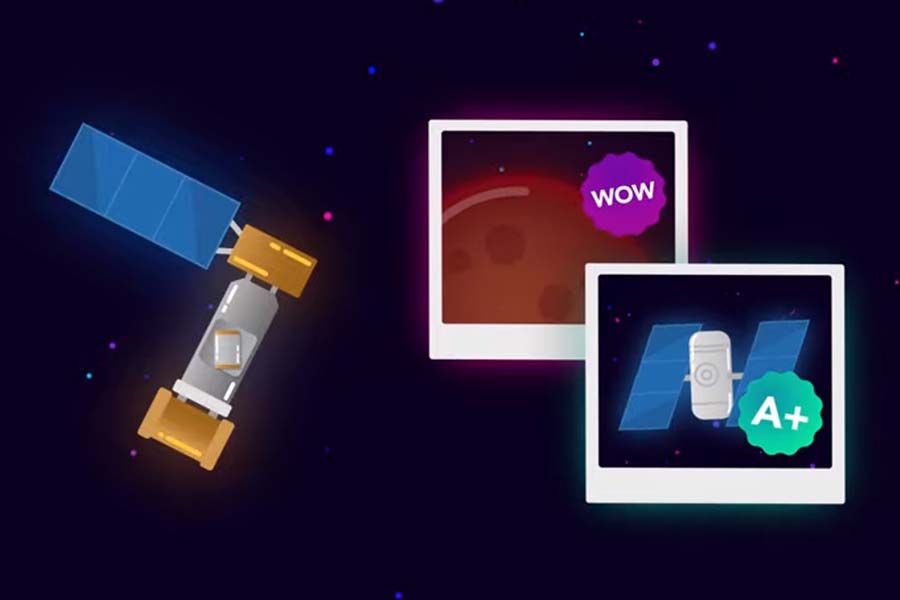 LCRD animation screenshot from NASA video