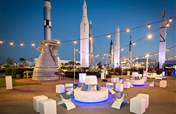The opportunities are endless with a Park Buyout, including access to the Space Shuttle Atlantis, Rocket Garden and more.