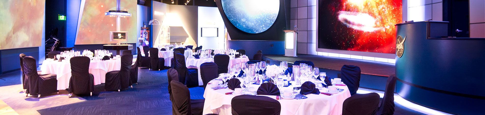 Host a unique private event in the Journey to Mars exhibit.