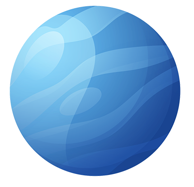Blue planet graphic