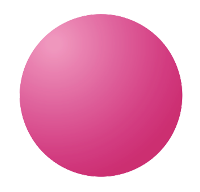Small pink planet graphic