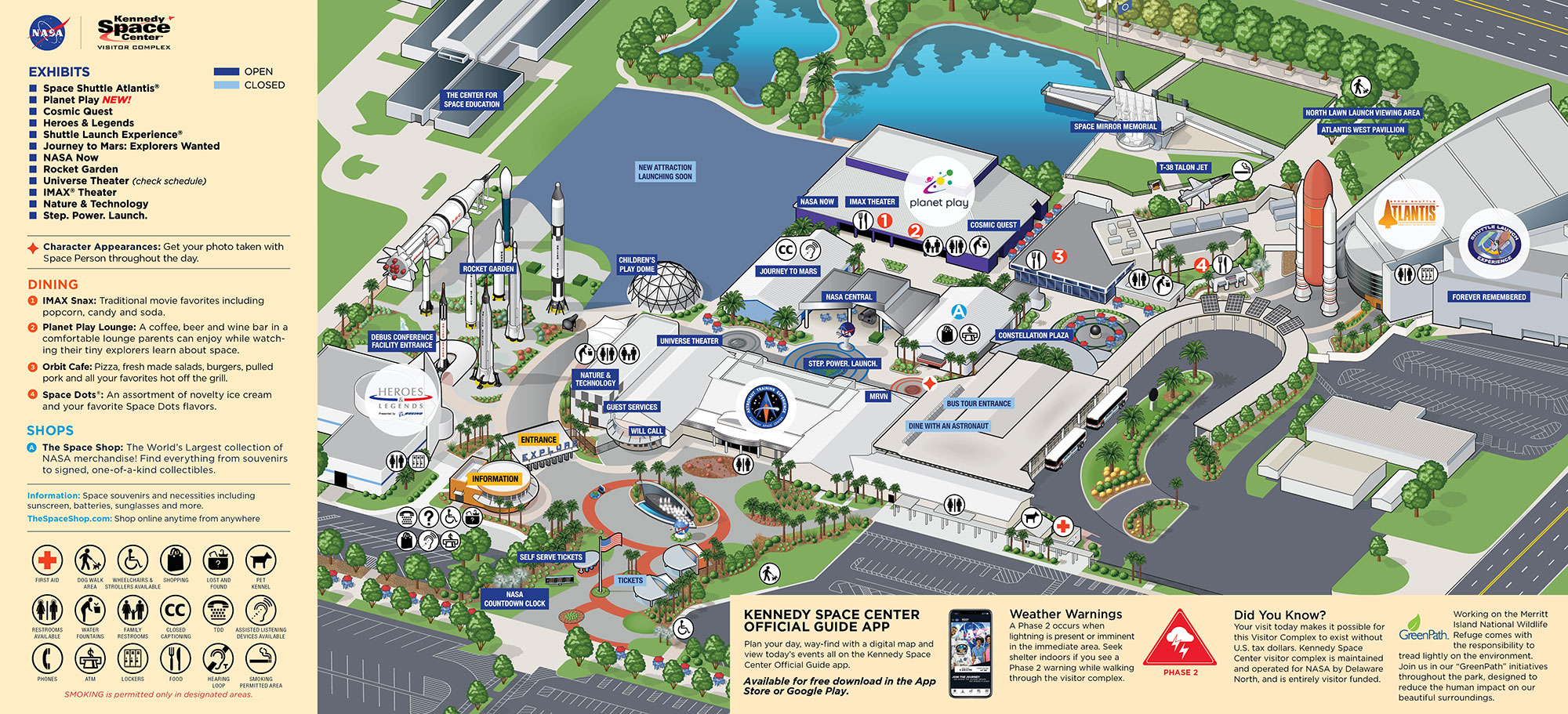 Kennedy Space Center Visitor Complex Maps - full map downloader roblox