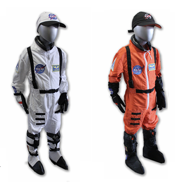 Combinaisons de vol pour enfants astronautes disponibles à la boutique de l'espace