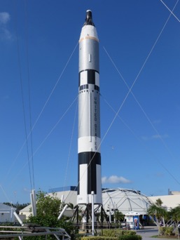 Gemini - Titan II no Rocket Garden no Complexo de Visitantes do Centro Espacial Kennedy